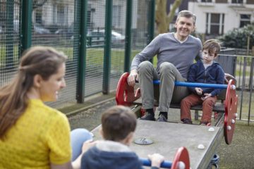 Family on Seesaw