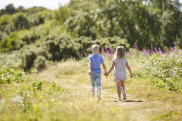 Children walking together