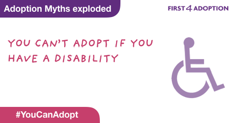Disabled Adopter Mythbusting Social Media Post